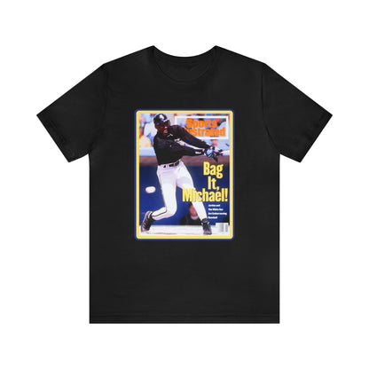 90s Throwback Michael Jordan Sports Illustrated Magazine Unisex Jersey Short Sleeve Tee