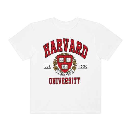 Harvard Unisex Garment-Dyed T-shirt