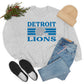 Retro Style Detroit Football  Unisex Heavy Blend Crewneck Sweatshirt