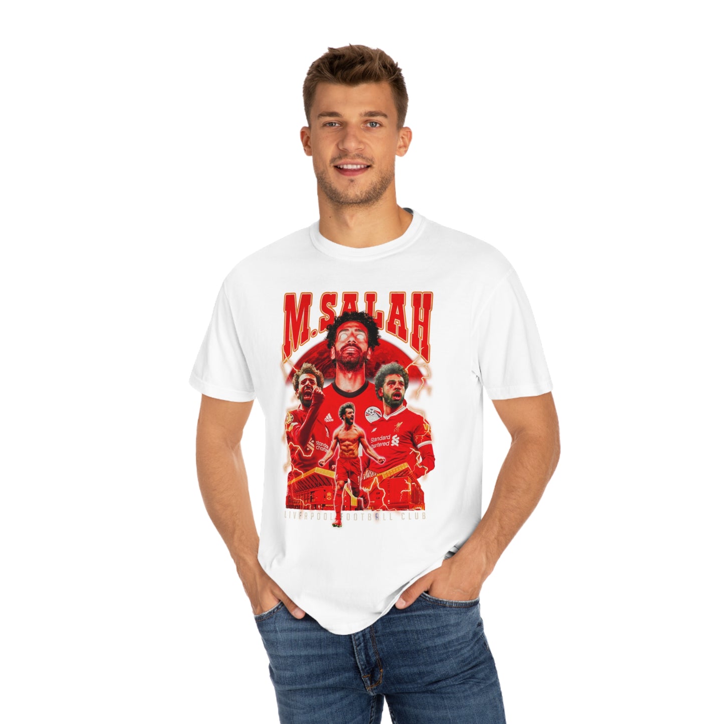 M.Salah Soccer Unisex Garment-Dyed T-shirt