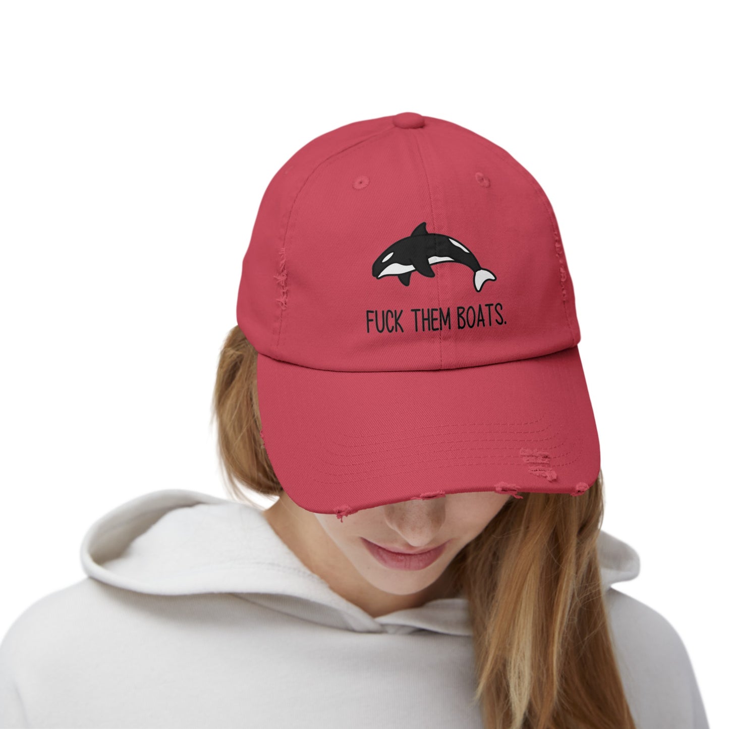 Orca F*ck Them Boats | Unisex Twill Hat