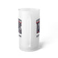 Houston Football Frosted Glass Beer Mug