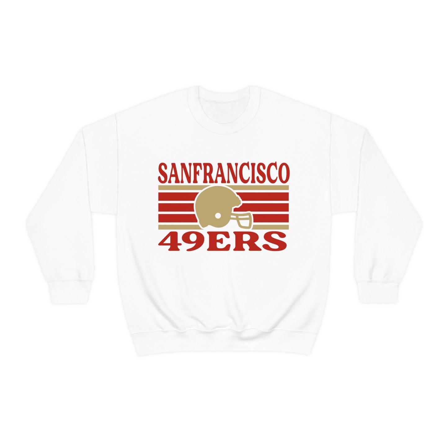Retro Style San Francisco Football  Unisex Heavy Blend Crewneck Sweatshirt
