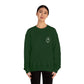 Melting Smiley Cool Moms Club Unisex DryBlend® Crewneck Sweatshirt Front/Back Print