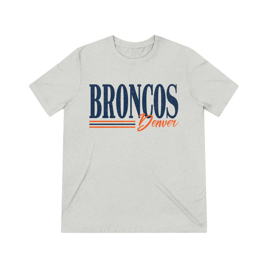 Denver Football Unisex Triblend Tee