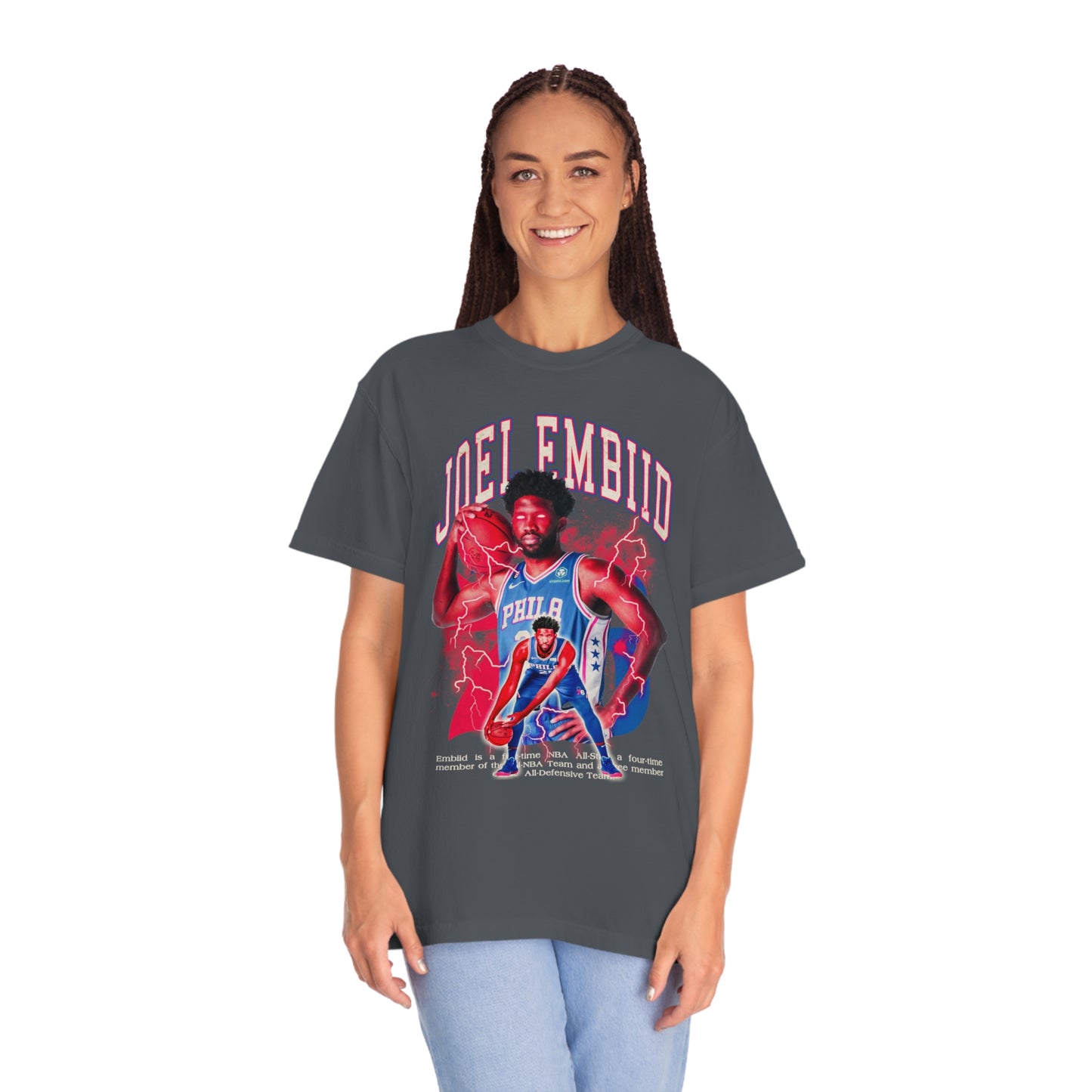 Joel Embiid Basketball Unisex Garment-Dyed T-shirt