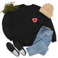 Heart Thick Thighs Love Vibes Valentines Day Unisex Heavy Blend Crewneck Sweatshirt Front/Back Print