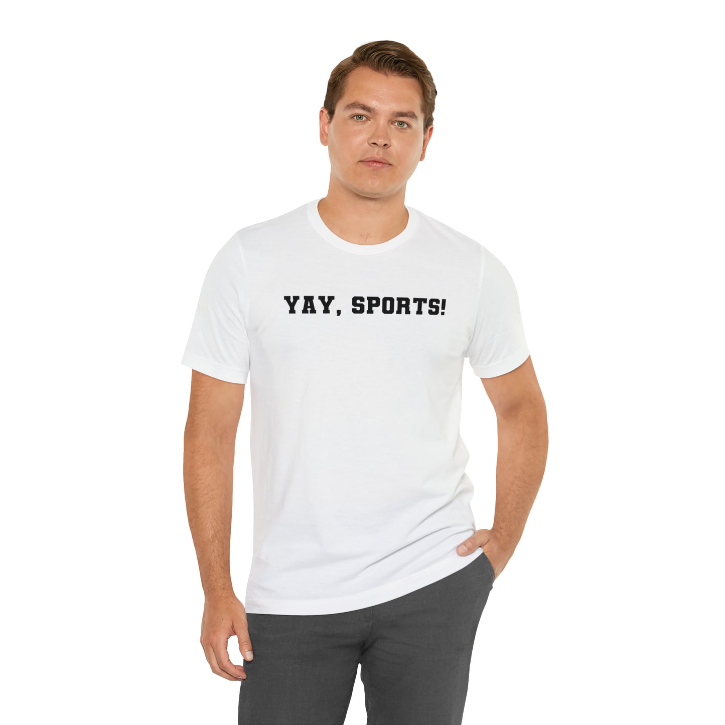 Yay, Sports!  Unisex Jersey Short Sleeve Tee