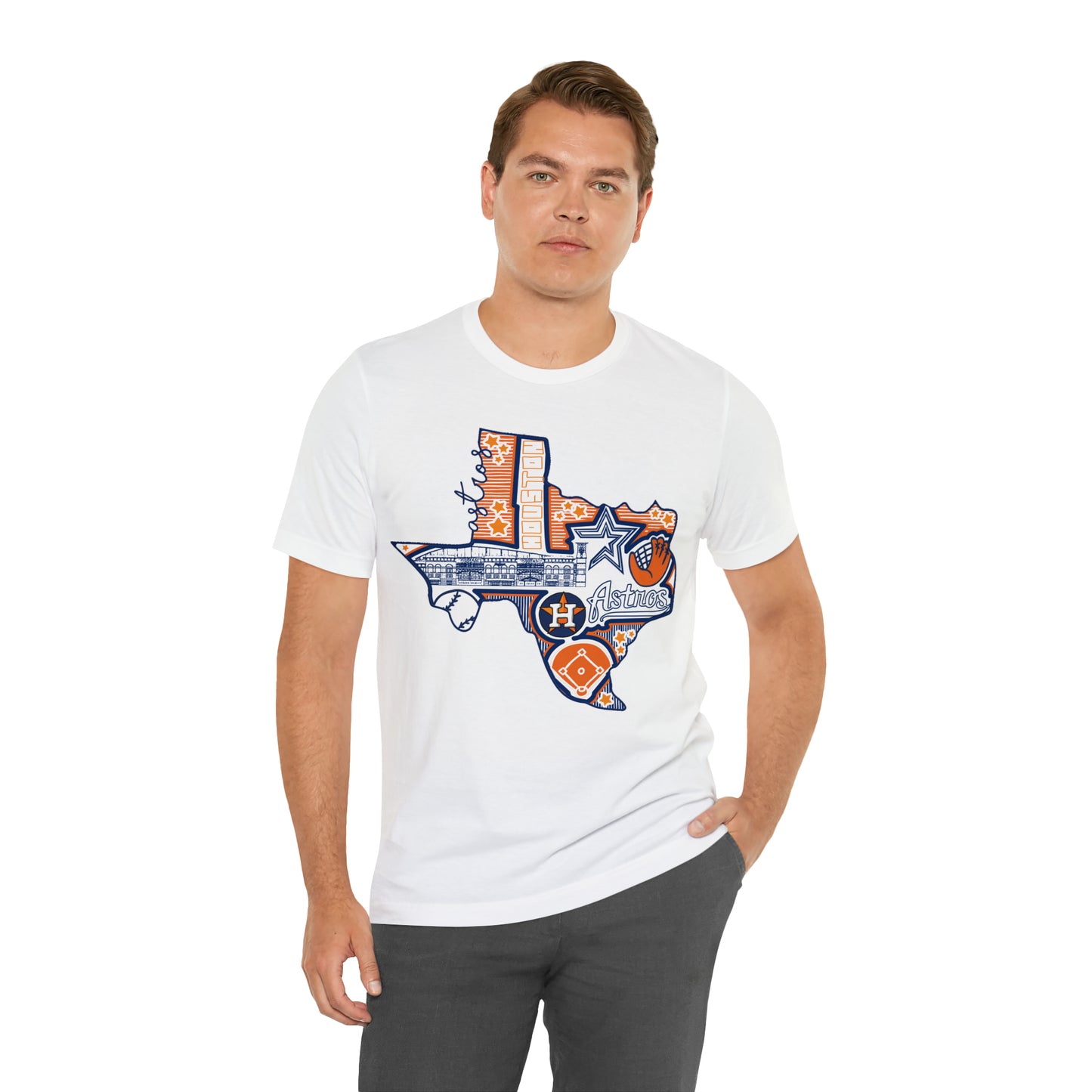 Houston Astros World Series Champions Baseball v6 | Unisex Jersey Short Sleeve Tee