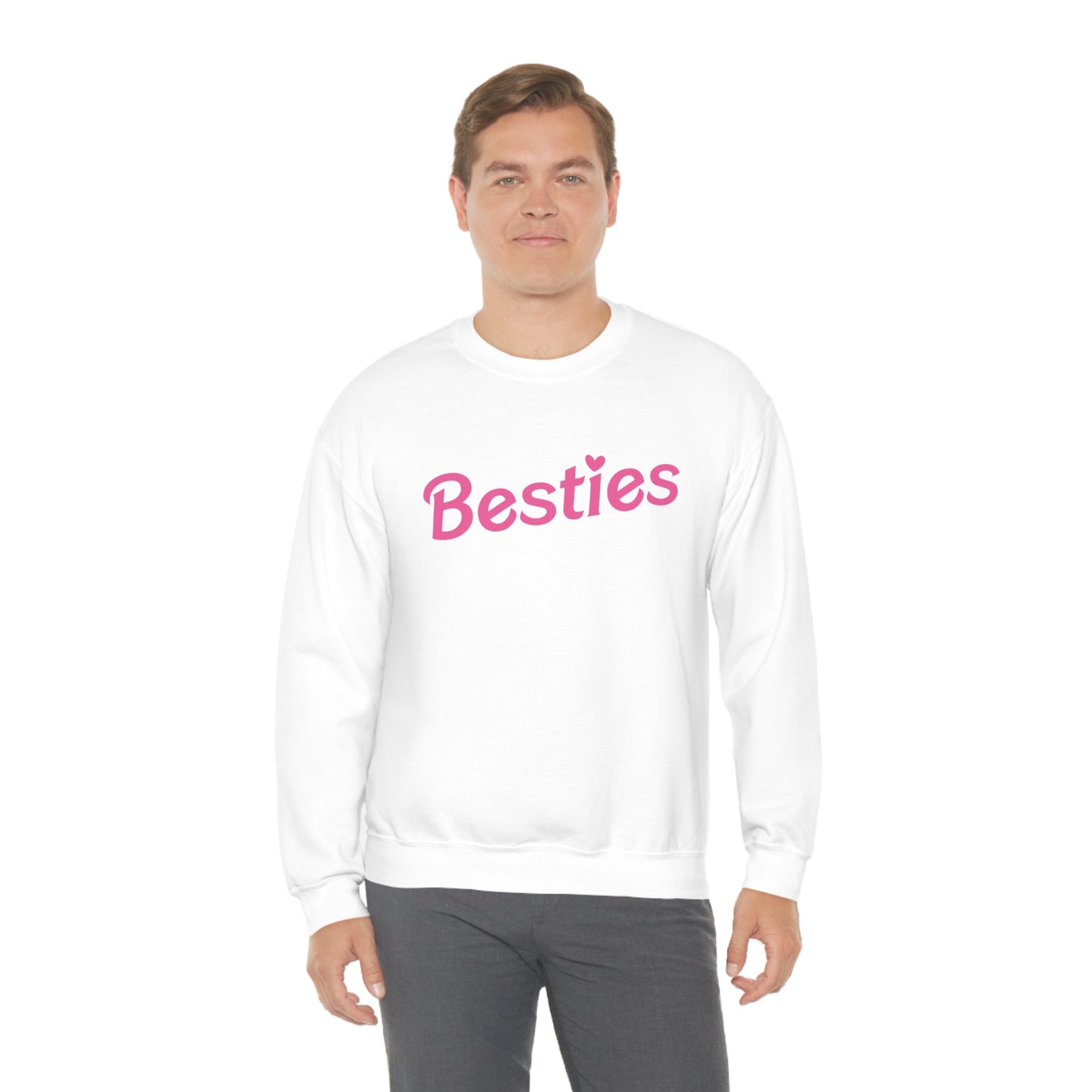 Besties Mommy & Me Matching Set Unisex DryBlend® Crewneck Sweatshirt