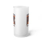 Cleveland Football Frosted Glass Beer Mug