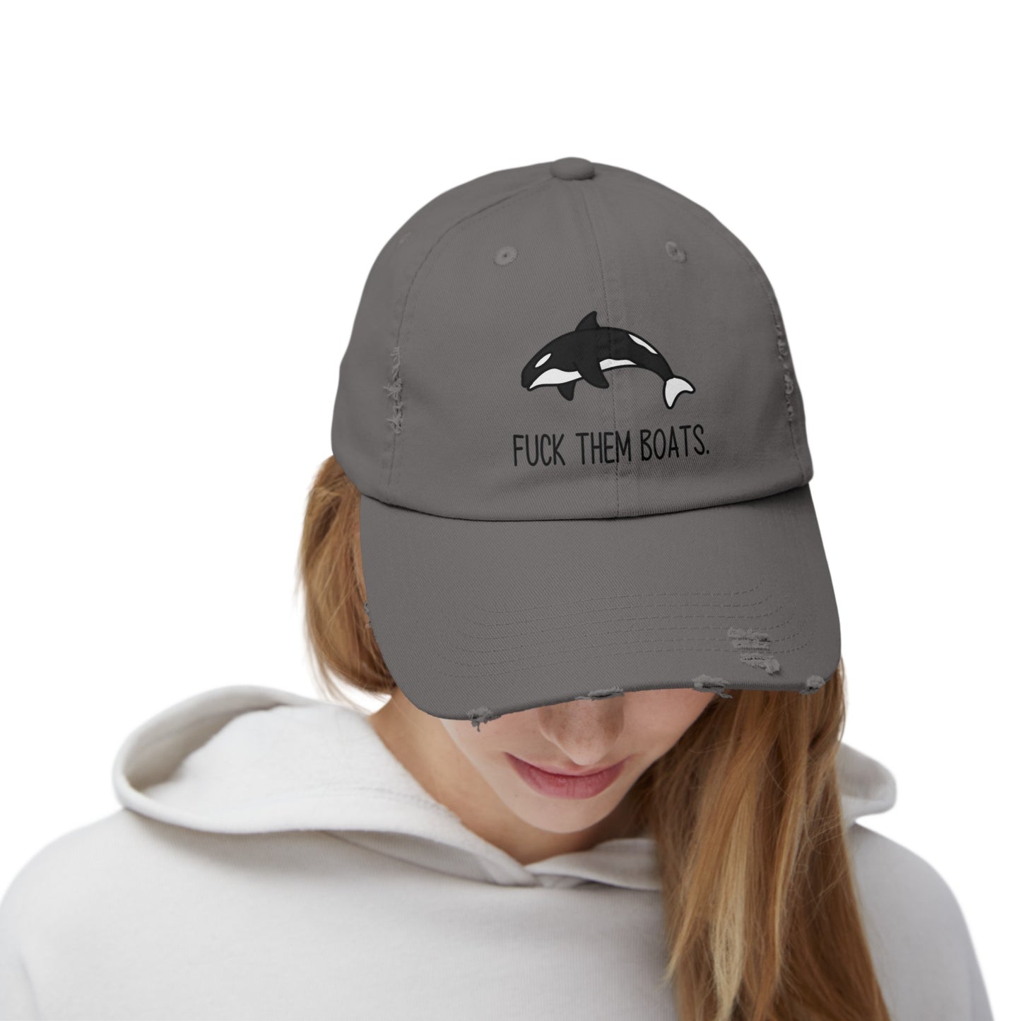 Orca F*ck Them Boats | Unisex Twill Hat