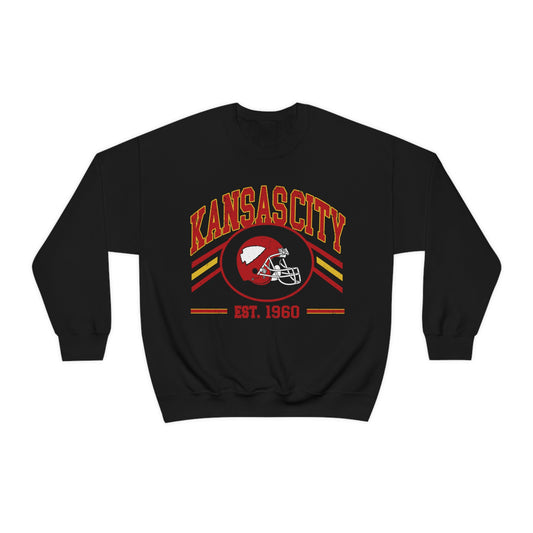 Kansas City  Football Unisex Heavy Blend Crewneck Sweatshirt