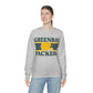 Retro Style Green Bay Football  Unisex Heavy Blend Crewneck Sweatshirt