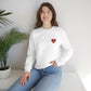 Heart Self Love Club Valentines Day Unisex Heavy Blend Crewneck Sweatshirt Front/Back Print