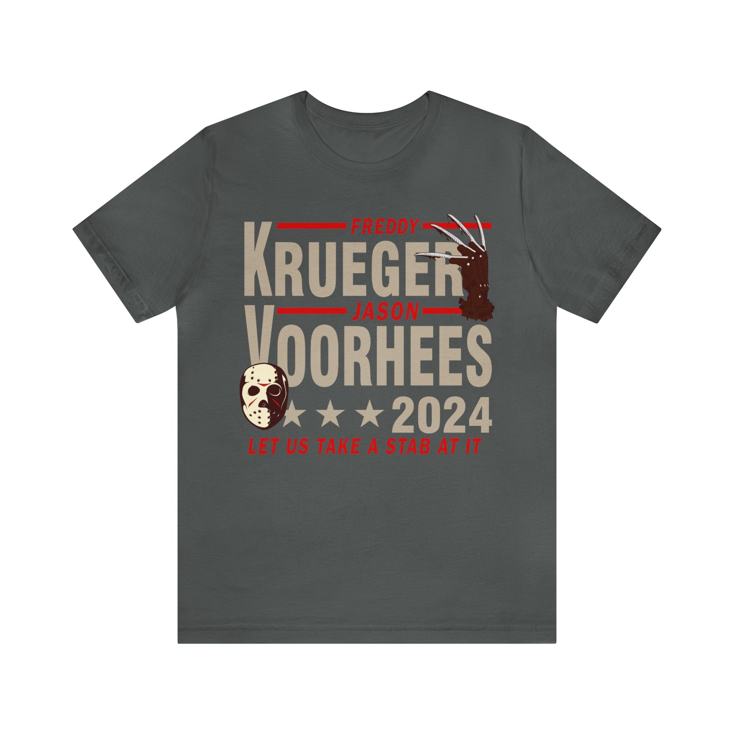 Freddy Krueger Jason Voorhees 2024   | Unisex Jersey Short Sleeve Tee