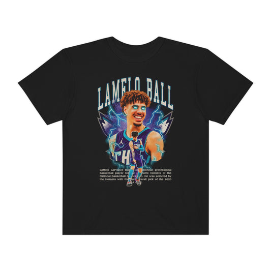 Lamely Ball Basketball Unisex Garment-Dyed T-shirt