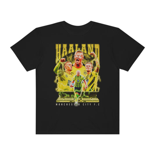 Haaland Soccer Unisex Garment-Dyed T-shirt