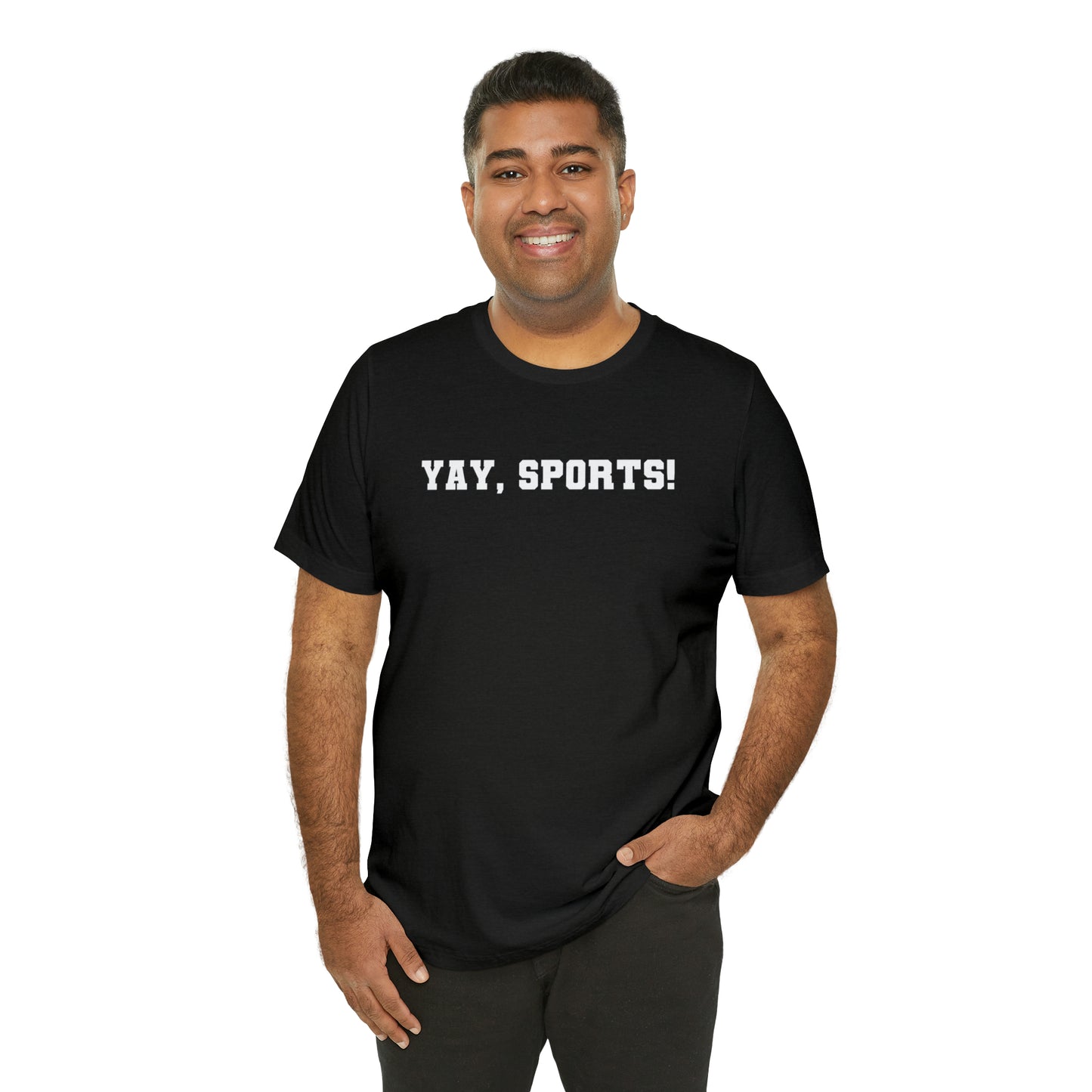 Yay, Sports!  Unisex Jersey Short Sleeve Tee