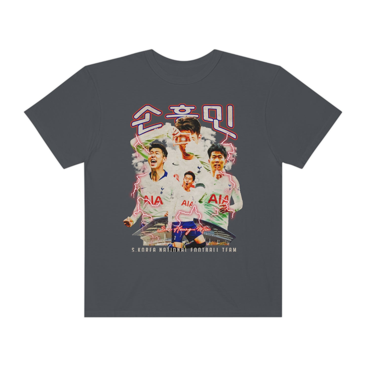 S.Korea Soccer Unisex Garment-Dyed T-shirt
