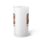 Chicago Football Frosted Glass Beer Mug
