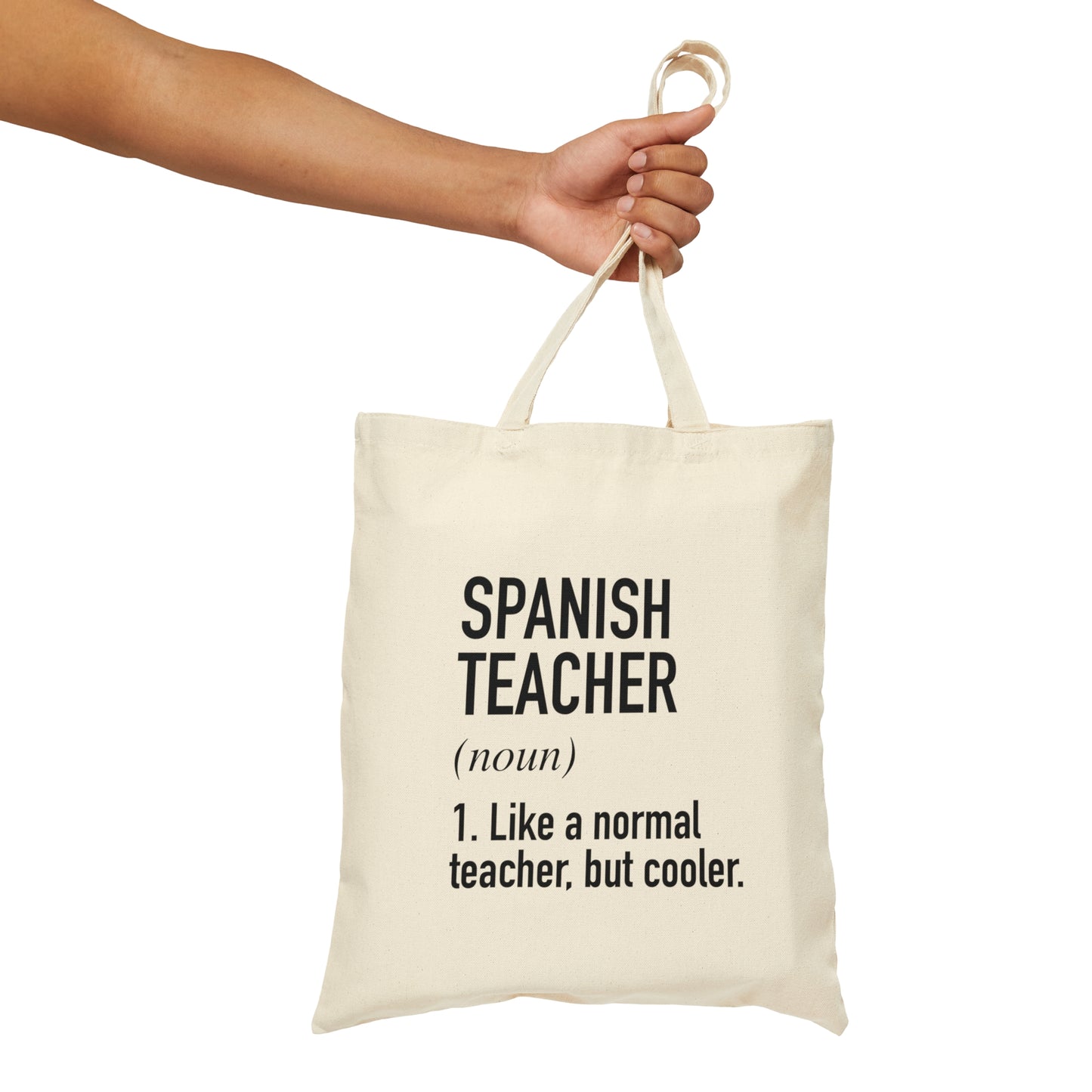 Spanish Teacher Canvas Tote Bag