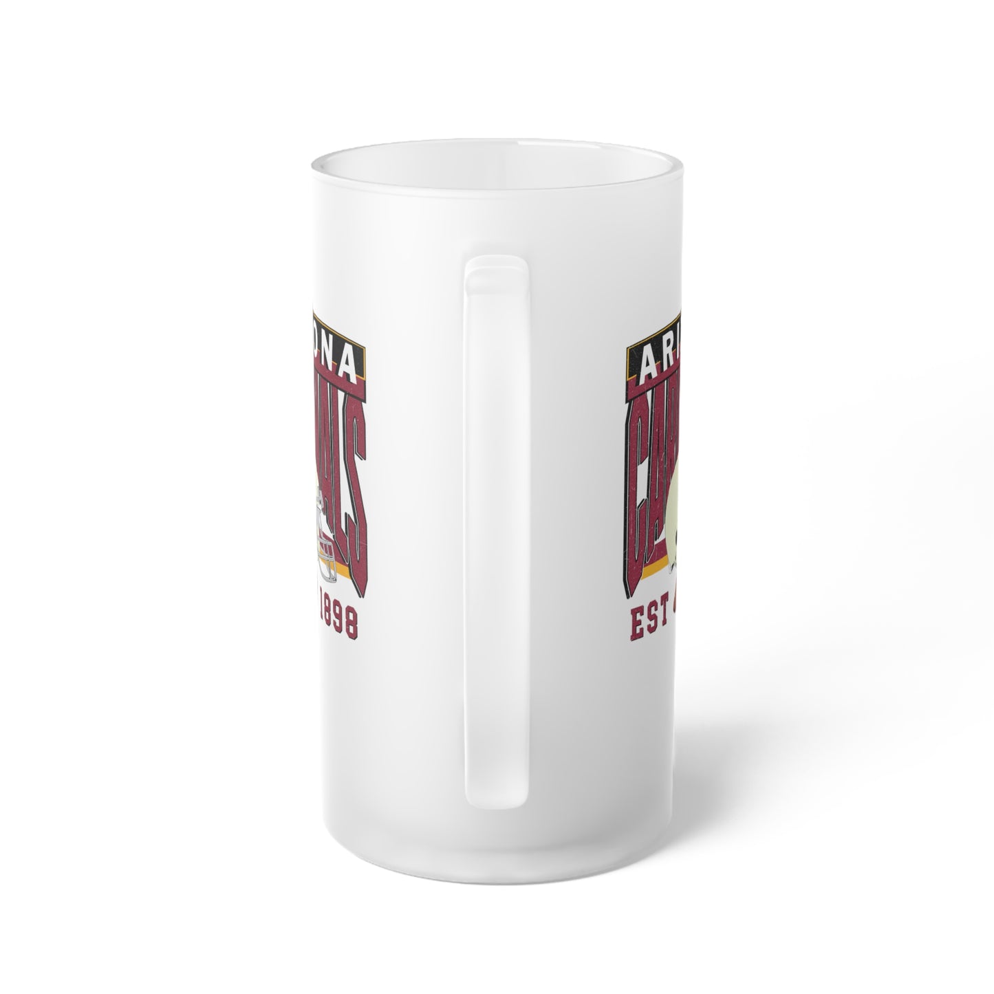 Arizona Football Frosted Glass Beer Mug