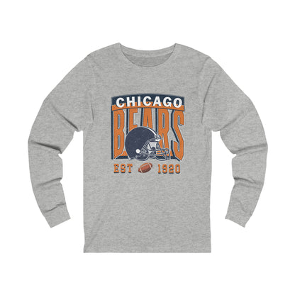 Chicago Bears Football Unisex Jersey Long Sleeve Tee