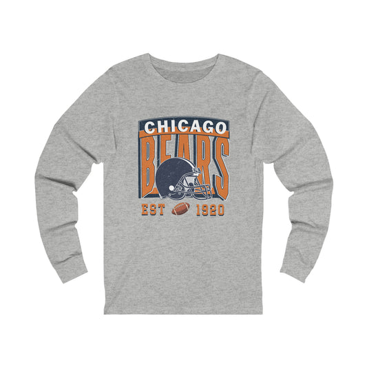 Chicago Bears Football Unisex Jersey Long Sleeve Tee