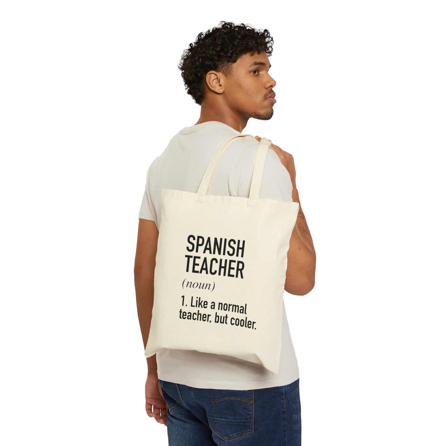Spanish Teacher Canvas Tote Bag