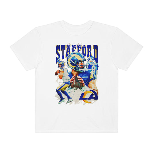 Stafford Rams Football Unisex Garment-Dyed T-shirt