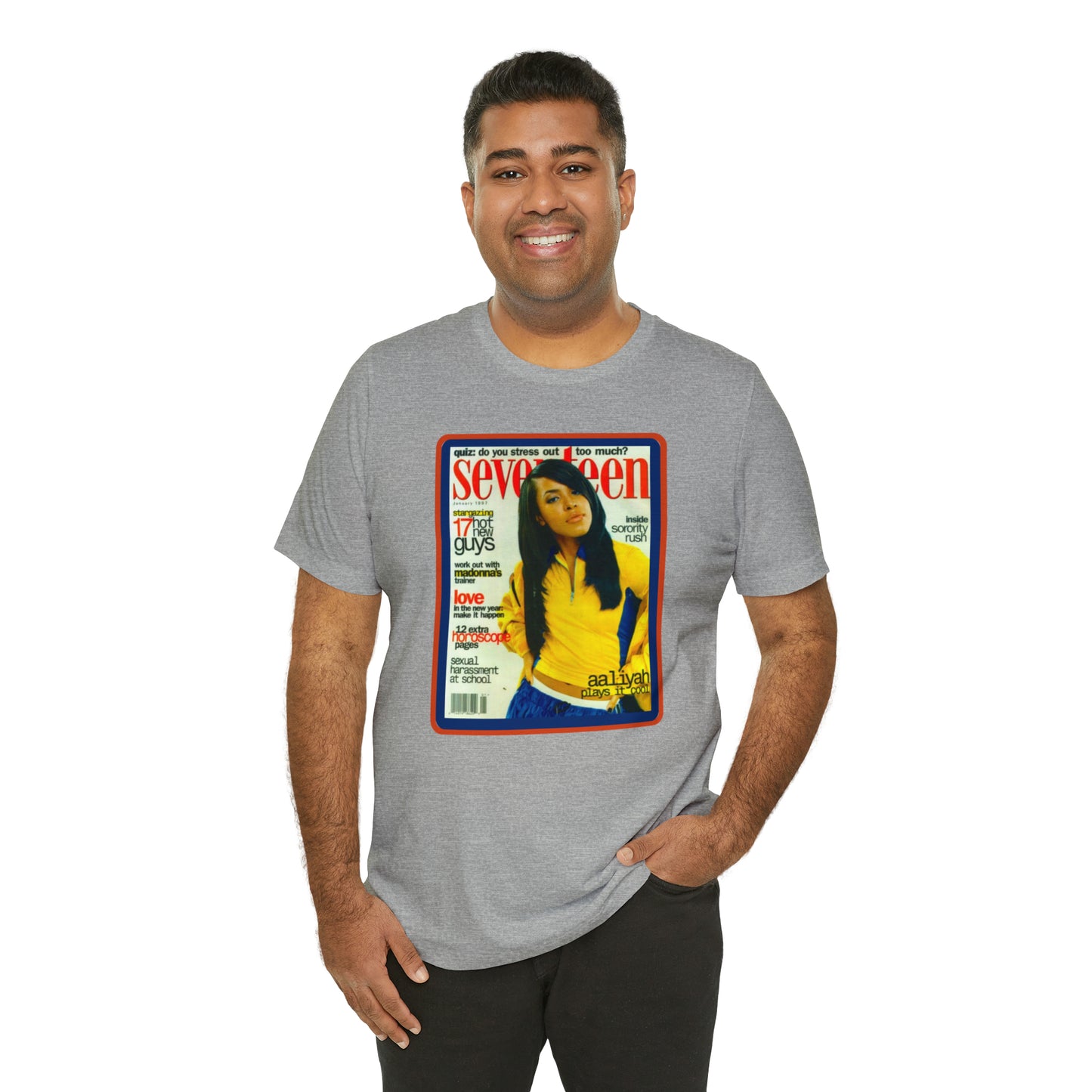 90s Throwback Aaliyah  Unisex Jersey Short Sleeve Tee