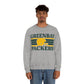 Retro Style Green Bay Football  Unisex Heavy Blend Crewneck Sweatshirt