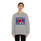 Retro Style Buffalo  Football  Unisex Heavy Blend Crewneck Sweatshirt