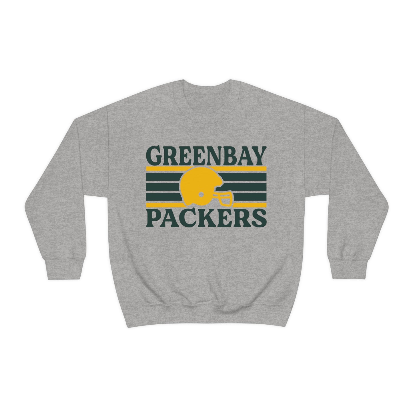 Retro Style Green Bay Football  Unisex Heavy Blend Crewneck Sweatshirt