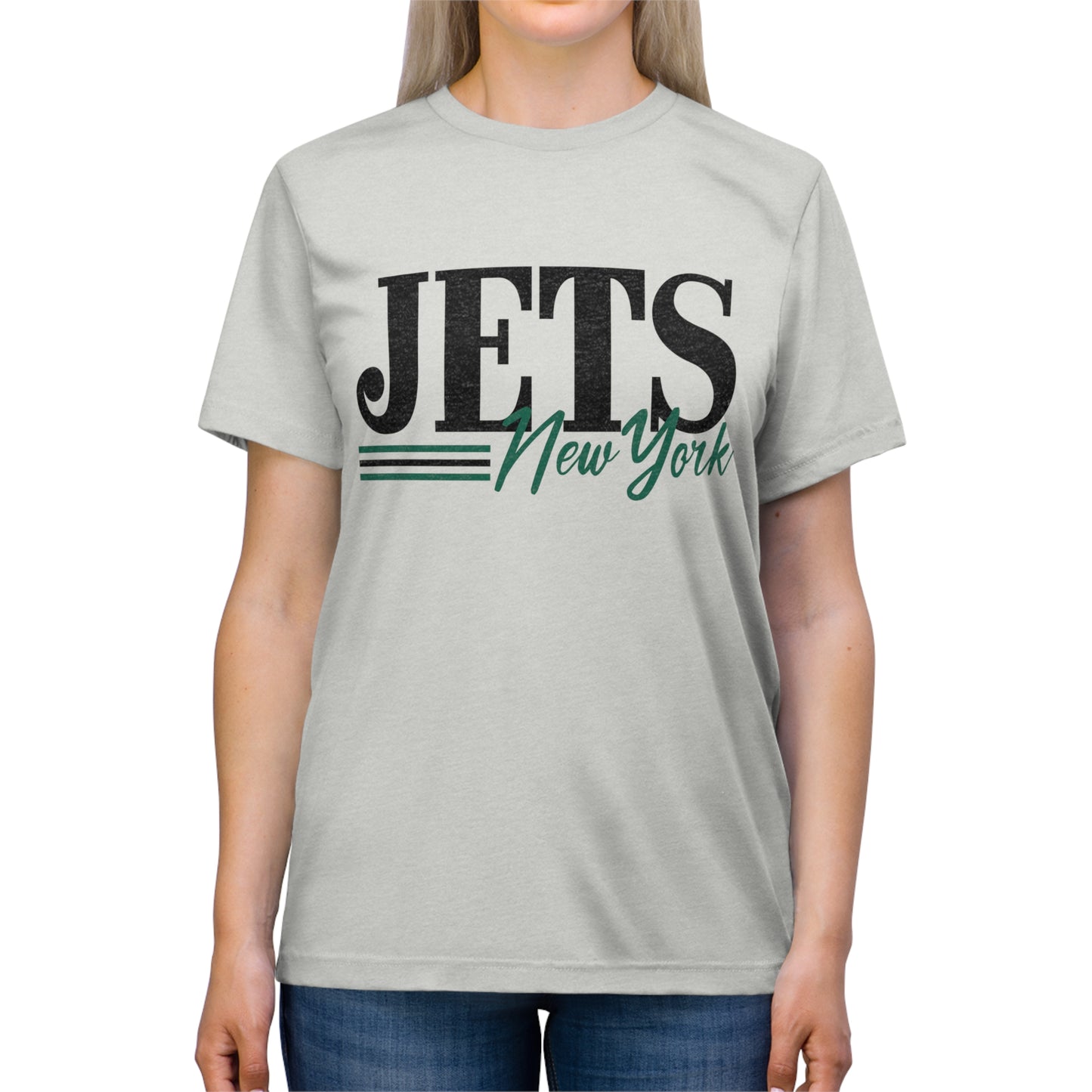 Jets Football Unisex Triblend Tee
