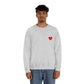 Heart Lover Boy Valentines Day Unisex Heavy Blend Crewneck Sweatshirt Front/Back Print