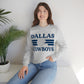 Retro Style Dallas Football  Unisex Heavy Blend Crewneck Sweatshirt