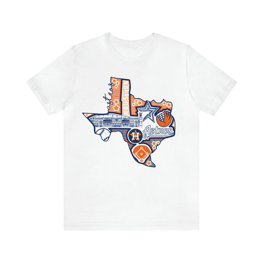 Houston Astros World Series Champions Baseball v6 | Unisex Jersey Short Sleeve Tee