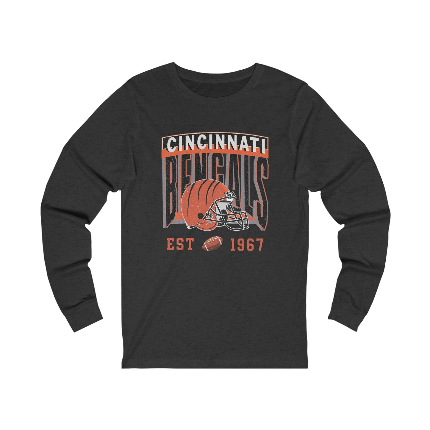 Cincinnati  Football Unisex Jersey Long Sleeve Tee
