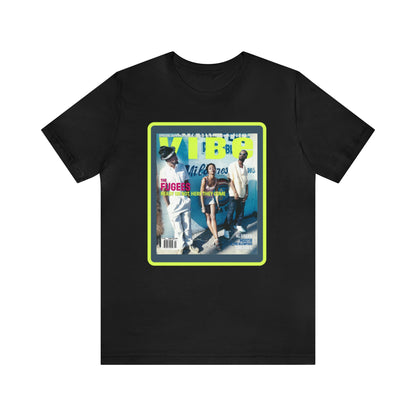 90s Throwback The Fugees Wyclef Jean, Pras Michel, and Lauryn Hill Vibe Magazine Unisex Jersey Short Sleeve Tee