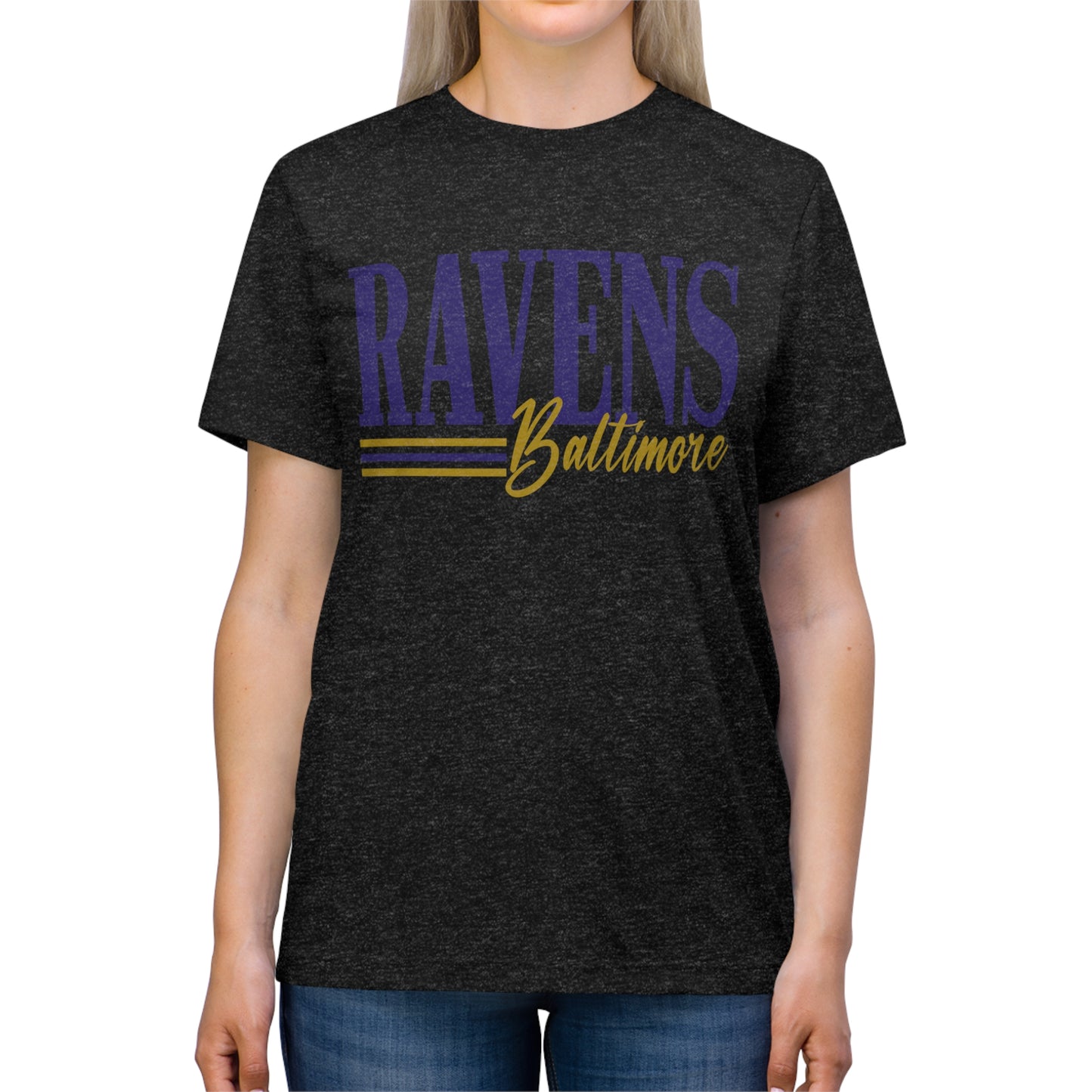 Baltimore Football Unisex Triblend Tee