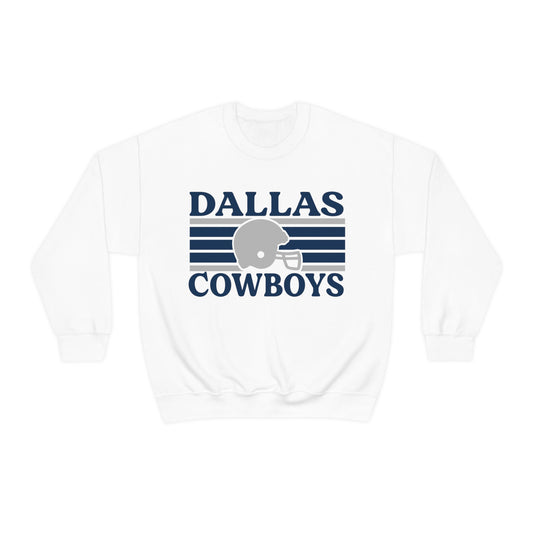 Retro Style Dallas Football  Unisex Heavy Blend Crewneck Sweatshirt