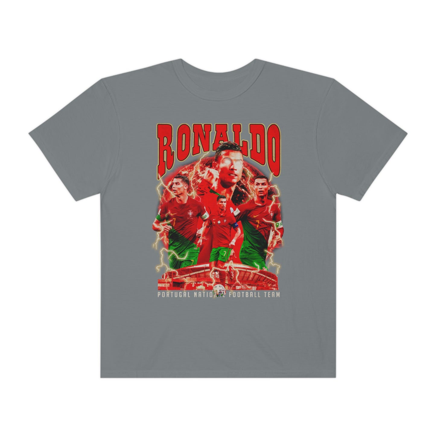 Ronaldo Soccer Unisex Garment-Dyed T-shirt