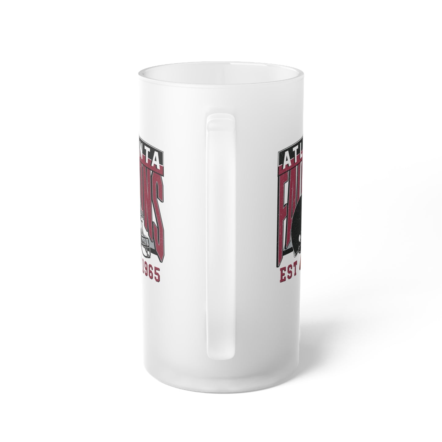 Atlanta Football Frosted Glass Beer Mug