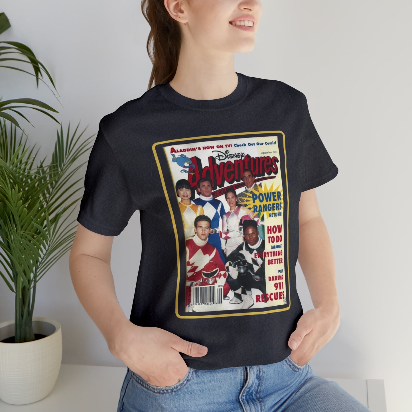 90s Throwback Power Rangers Unisex Jersey Short Sleeve Tee