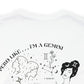 Zodiac Gemini - Astrology Unisex Jersey Short Sleeve Tee Front/Back Print