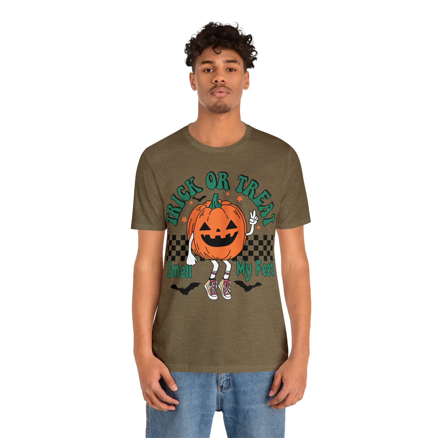 Trick or Treat Smell My Feet | Unisex Jersey Short Sleeve Tee