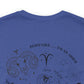 Zodiac Aries - Astrology Unisex Jersey Short Sleeve Tee Front/Back Print