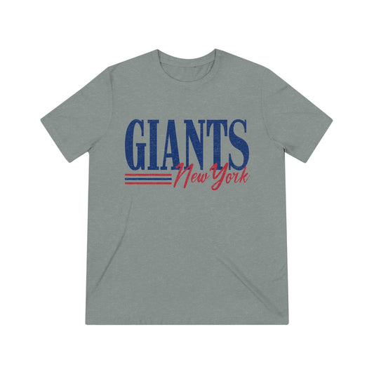 New York Football Unisex Triblend Tee